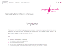 Tablet Screenshot of paraguaspromocionales.com.mx